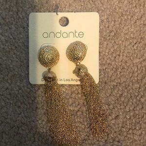 Gold Chandelier earrings